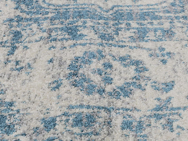 Delicate Audrey Ivory & Blue Rug