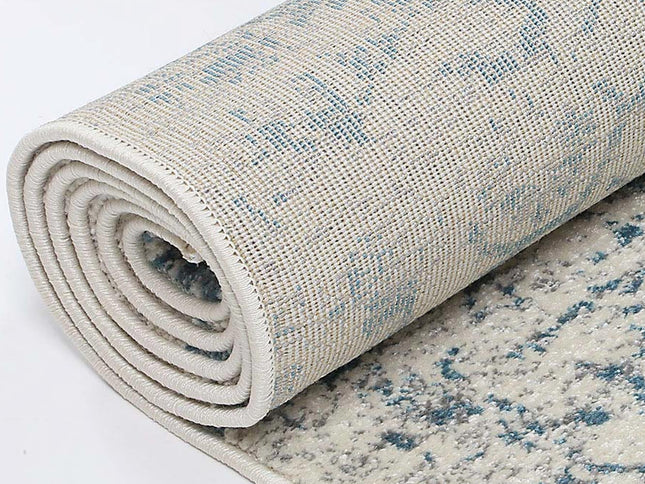 Delicate Audrey Ivory & Blue Rug