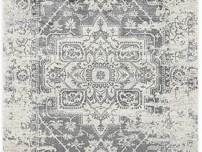 Delicate Audrey Ivory & Grey Rug