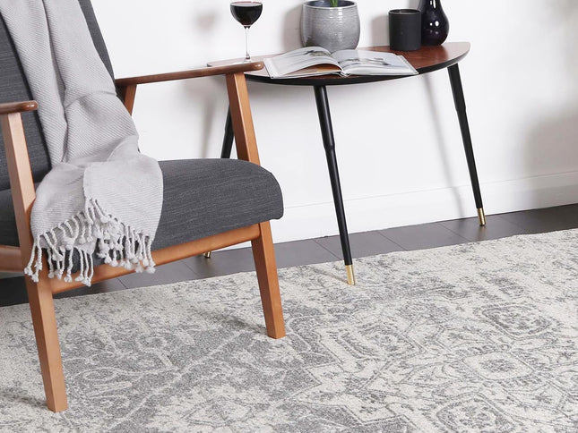 Delicate Audrey Ivory & Grey Rug