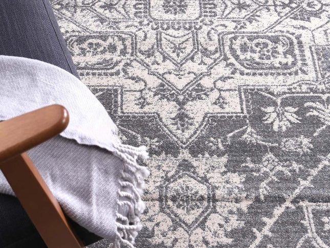 Delicate Audrey Ivory & Grey Rug