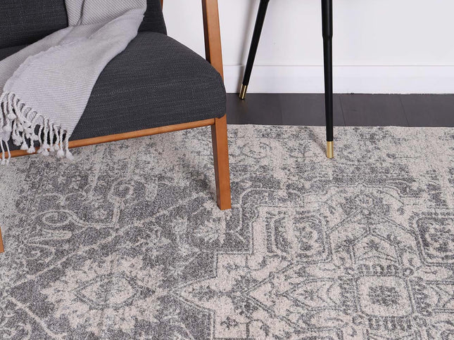Delicate Audrey Ivory & Grey Rug
