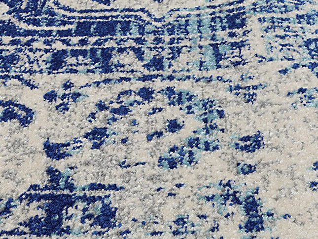 Delicate Audrey Ivory & Navy Rug