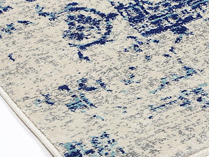 Delicate Audrey Ivory & Navy Rug