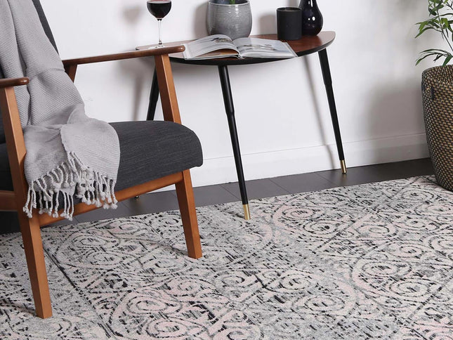 Delicate Katherine Pink & Ash Rug