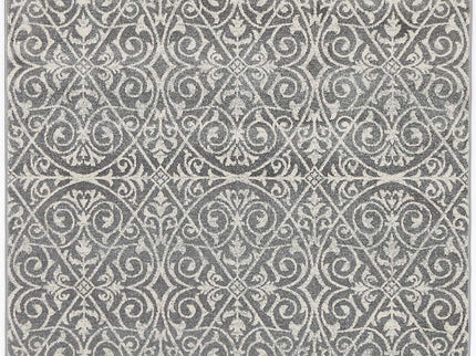 Delicate Katherine Grey & Ivory Rug