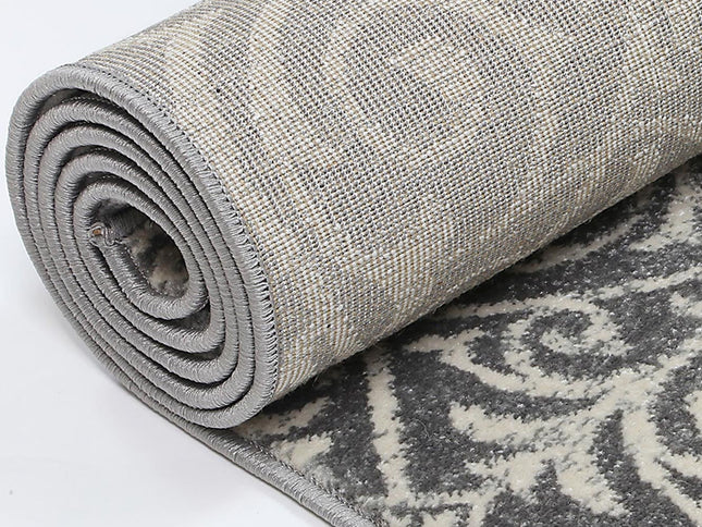 Delicate Katherine Grey & Ivory Rug