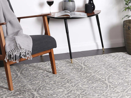 Delicate Katherine Grey & Ivory Rug