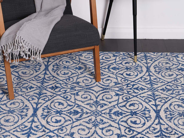 Delicate Katherine Blue & Ivory Rug