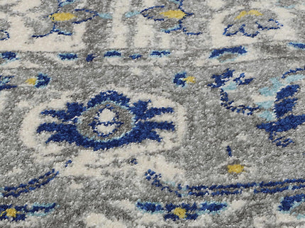 Delicate MeMontana Ivory & Blue Rug