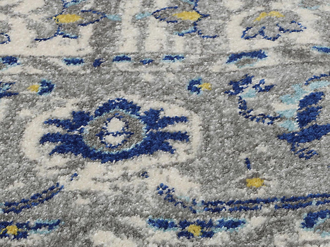 Delicate MeMontana Ivory & Blue Rug