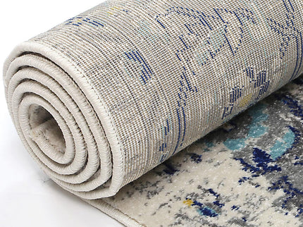 Delicate MeMontana Ivory & Blue Rug
