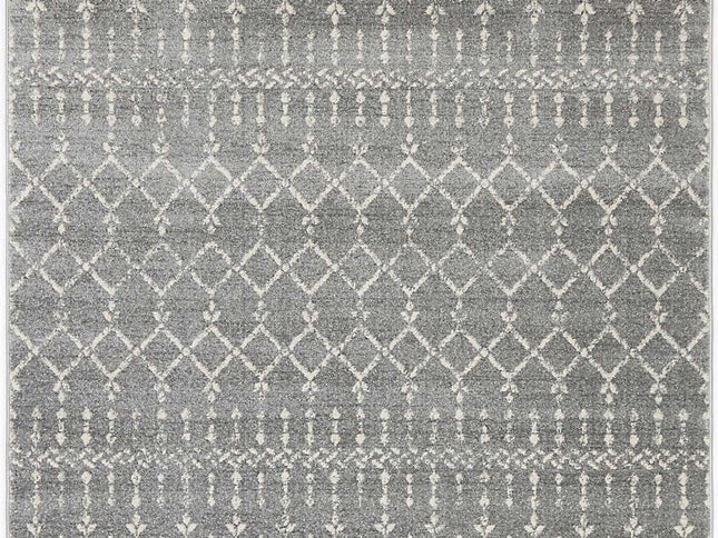 Delicate Cassiday Grey & Ivory Rug