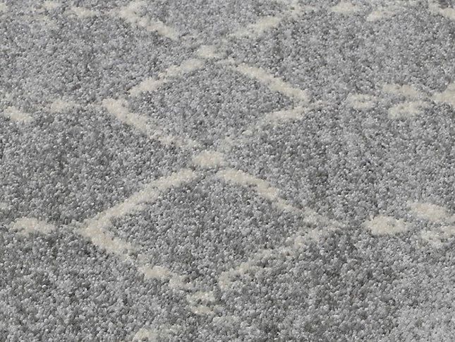 Delicate Cassiday Grey & Ivory Rug