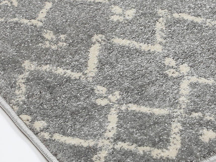 Delicate Cassiday Grey & Ivory Rug