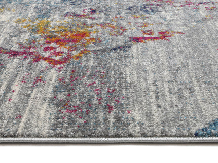 Delicate Ornate Multi-Coloured Rug