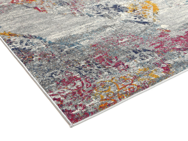 Delicate Ornate Multi-Coloured Rug