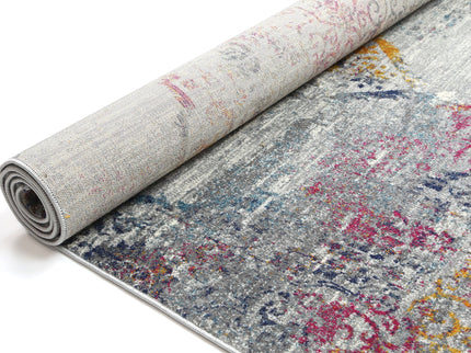 Delicate Ornate Multi-Coloured Rug