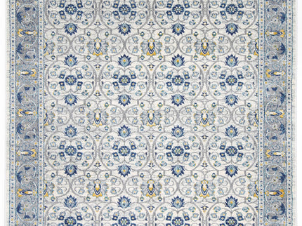 Delicate Rustic Blue Rug