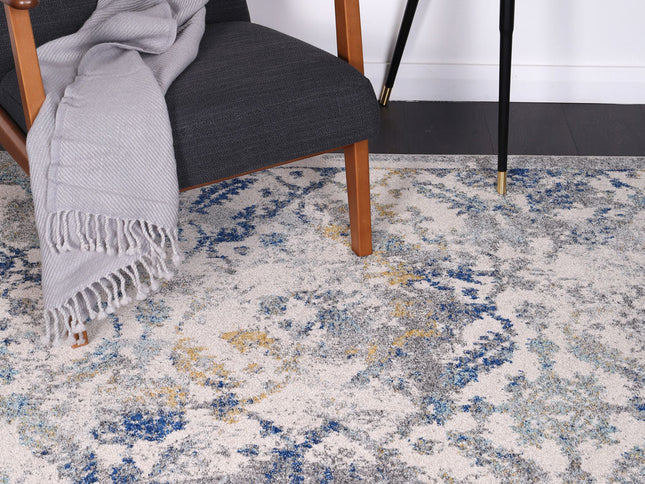 Delicate Vintage Blue Rug