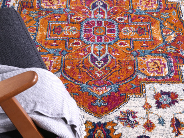 Delicate Vibrance Multi-Coloured Rug