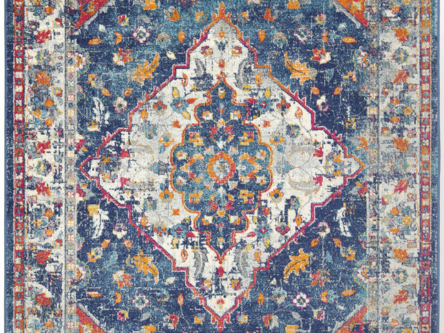 Delicate Medalion Multi Coloured Rug
