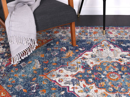 Delicate Medalion Multi Coloured Rug