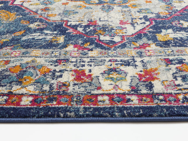 Delicate Medalion Multi Coloured Rug