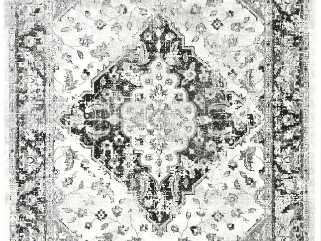 Delicate Abundance Grey Rug