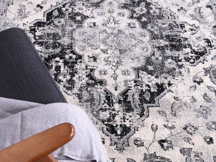 Delicate Abundance Grey Rug