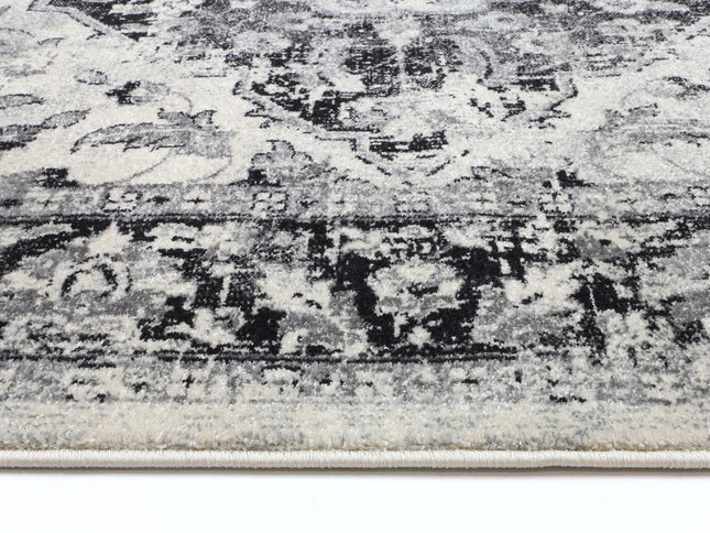 Delicate Abundance Grey Rug
