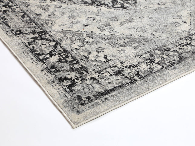 Delicate Abundance Grey Rug