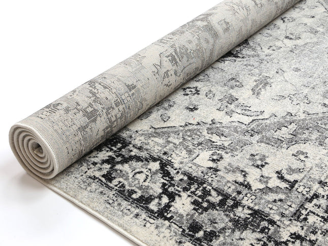 Delicate Abundance Grey Rug