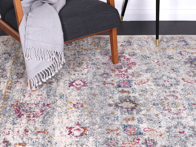 Delicate Flowers Multi-Coloured Rug