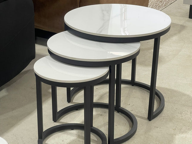 Denise Nest of Tables (Black Legs)