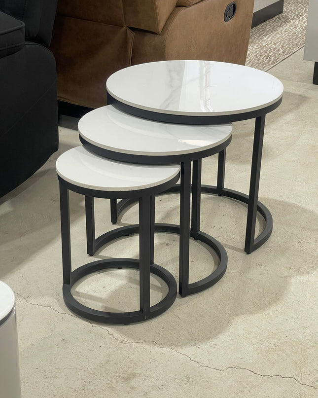 Denise Nest of Tables (Black Legs)
