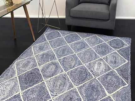Artisan Blue Diamond Rug