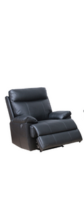 Dusty 1 Seater Electric Recliner - Graphite (Leather)