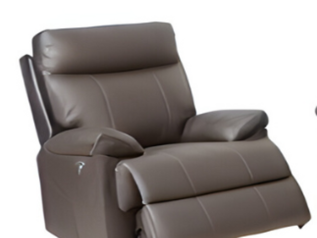Dusty 1 Seater Electric Recliner - Mocha (Leather)