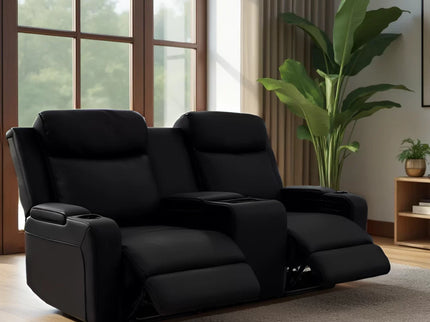 Delta 3+2+1 Electric Recliner - Onyx