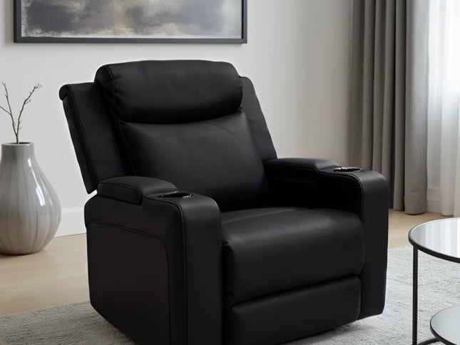 Delta 3+1+1 Electric Recliner - Onyx