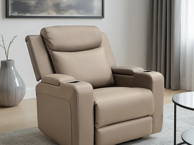 Delta 1 Seater Dual Motor ER - Light Coffee
