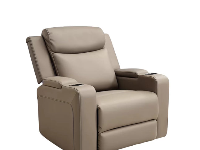 Delta 3+1+1 Electric Recliner - Light Coffee