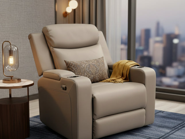 Delta 1 Seater Dual Motor ER - Light Coffee