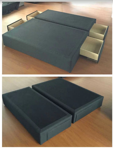 Emily King Single 2 Drawer Base - Night