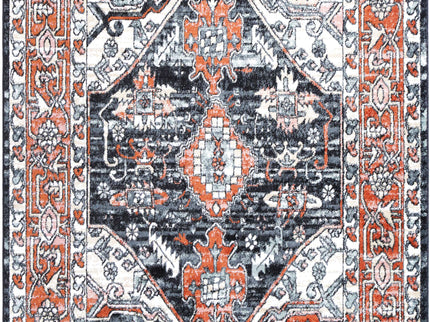 Estate Leoplda Traditional Black Rug