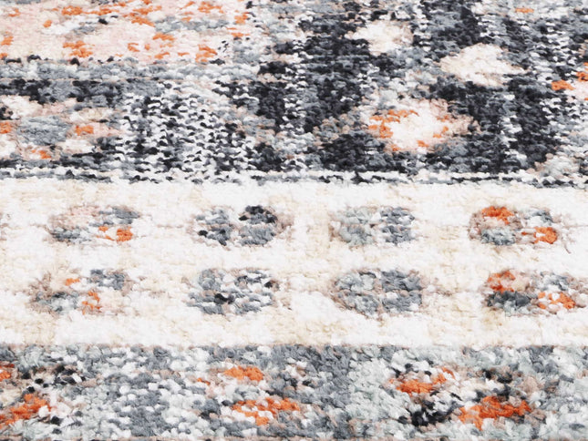Estate Fair Field Traditional Black Rug