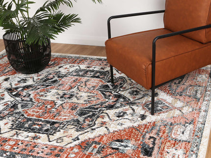 Estate Xanadu Traditional Terracotta Rug