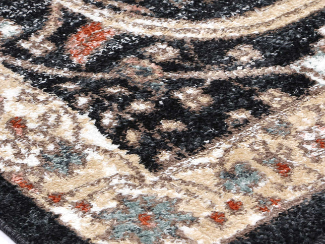 Estate Mylestone Traditional Charcoal Rug