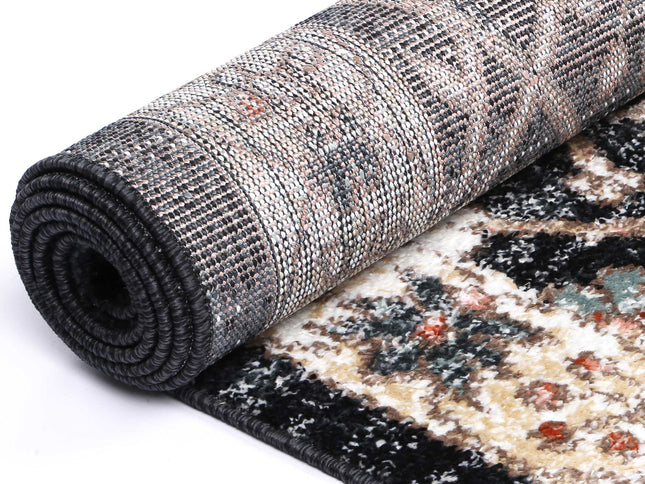Estate Mylestone Traditional Charcoal Rug